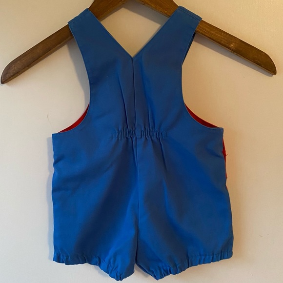 Baby Kisses Vintage Boat Overalls Size 12 Months - Picture 3 of 6